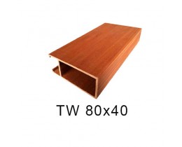 TRẦN NAN GỖ NHỰA TW 80x40